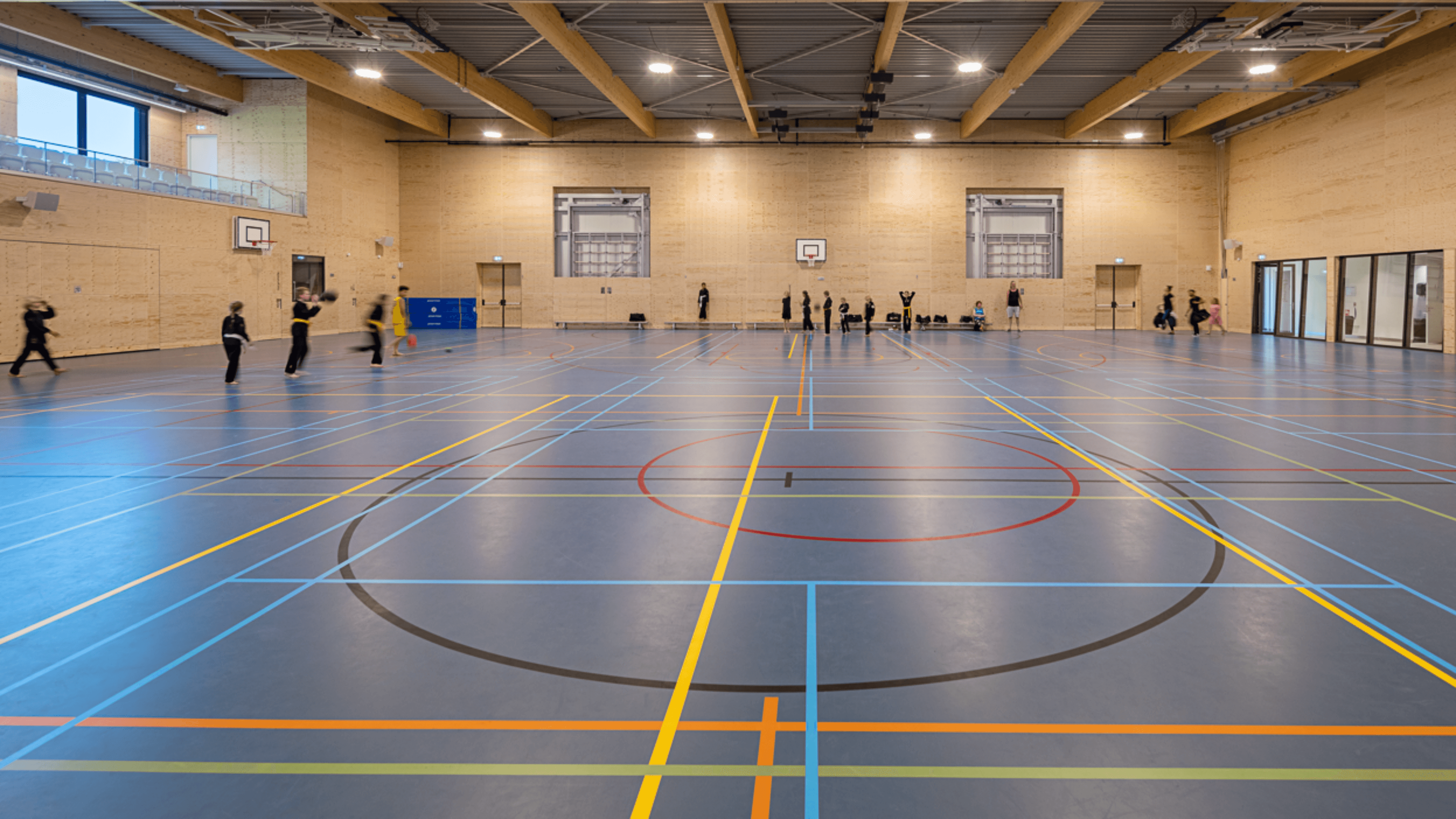 Sporthal Zanderij interieur